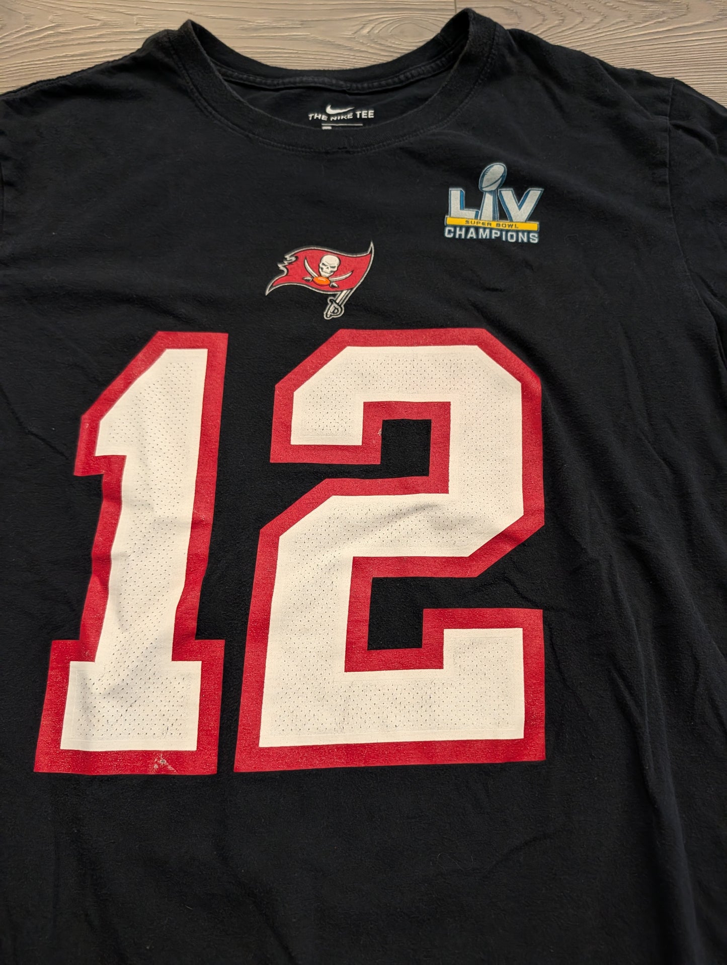 2020 Nike Tom Brady Super Bowl LIV Champions Short Sleeve T shirt