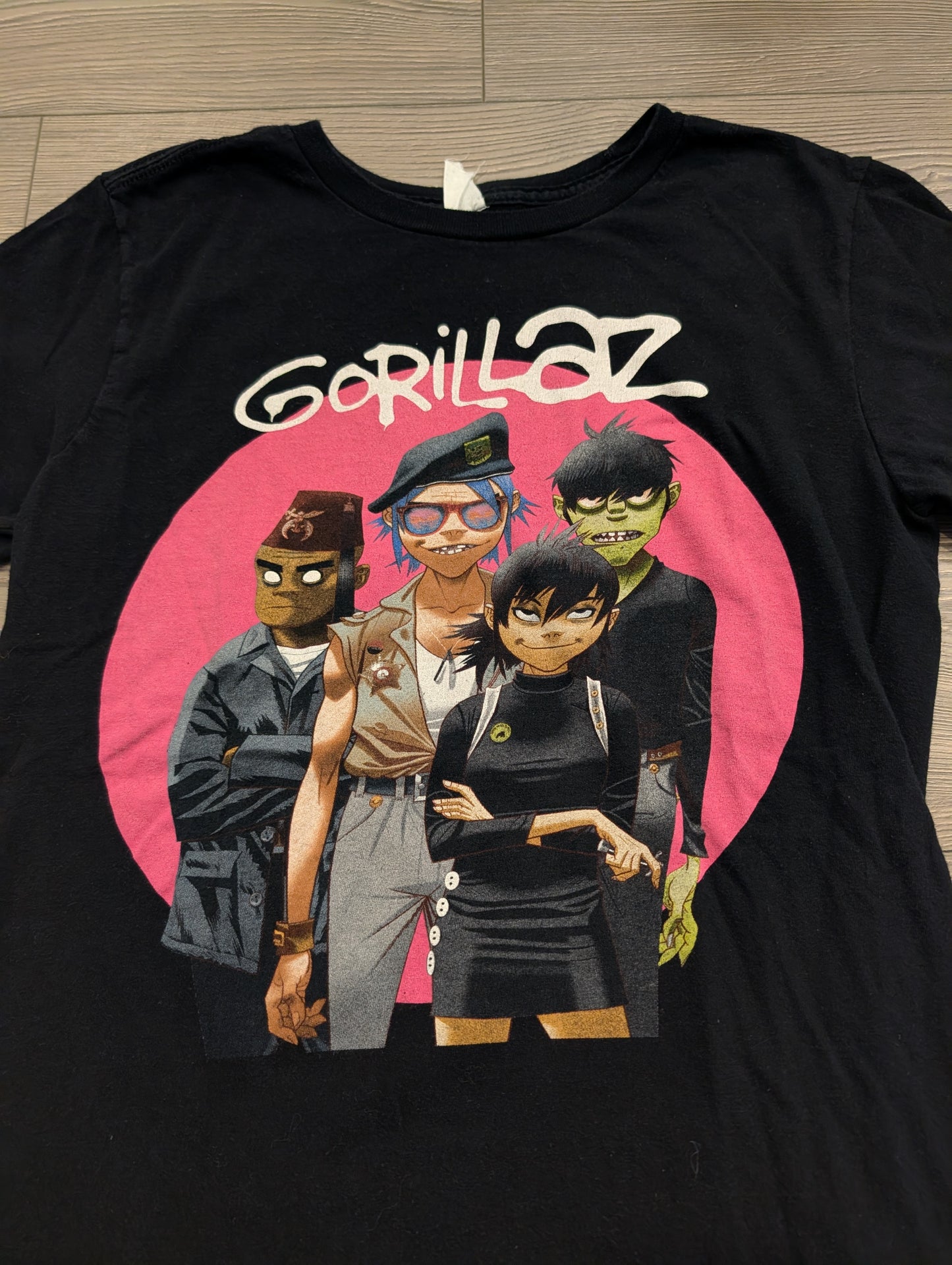 Mid 2000s Women's Gorillaz Band Short Sleeve T Shirt