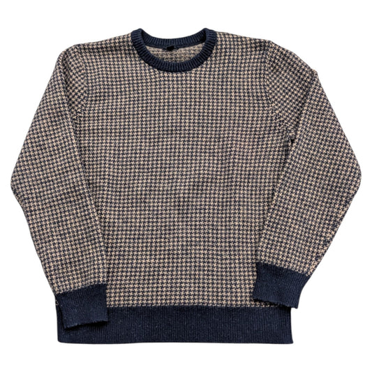 Modern J Crew Houndstooth Crewneck Sweater