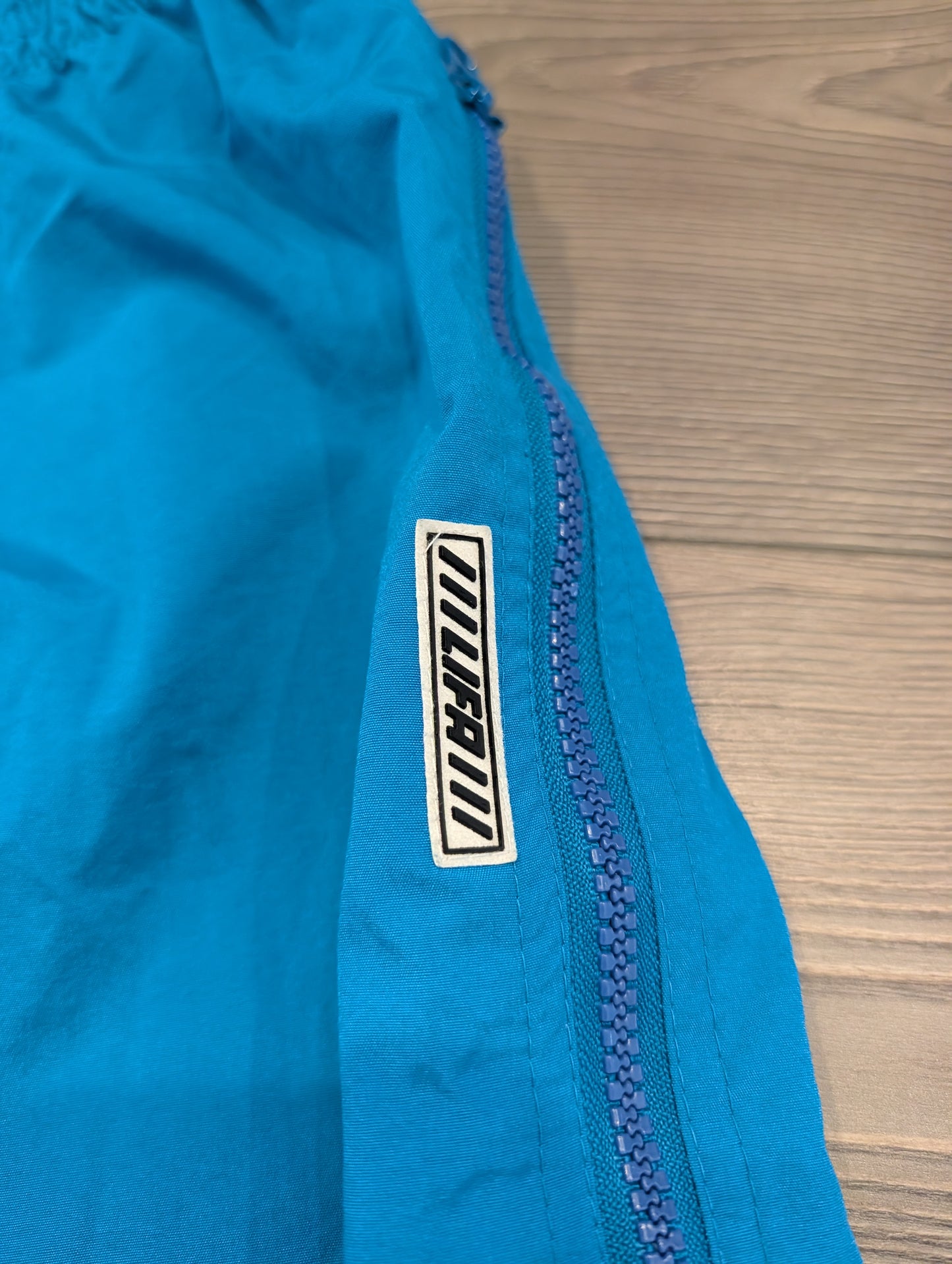 90's/Y2K Blue Nylon Warm Up pants