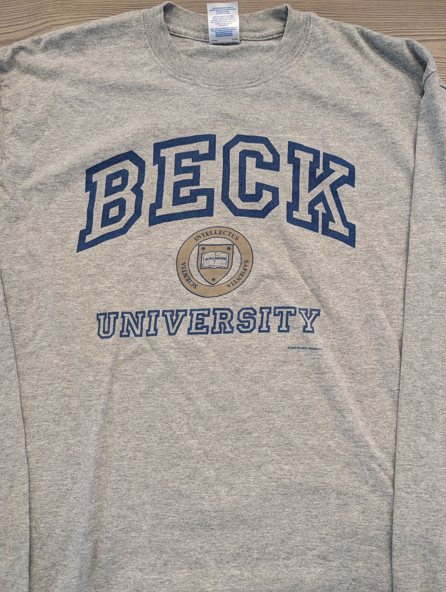 2002 Beck University Longsleeve T shirt